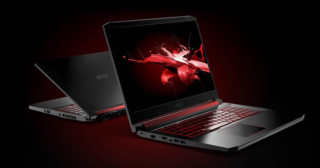 Acer Nitro 5 front and back view