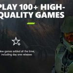 xbox game pass 100+ games poster