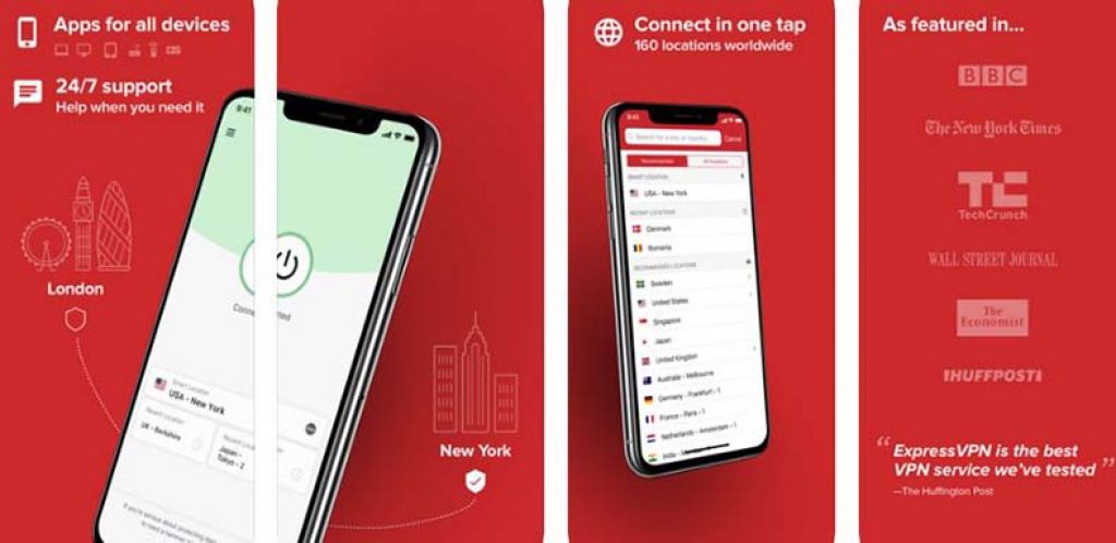 express VPN app store screenshots