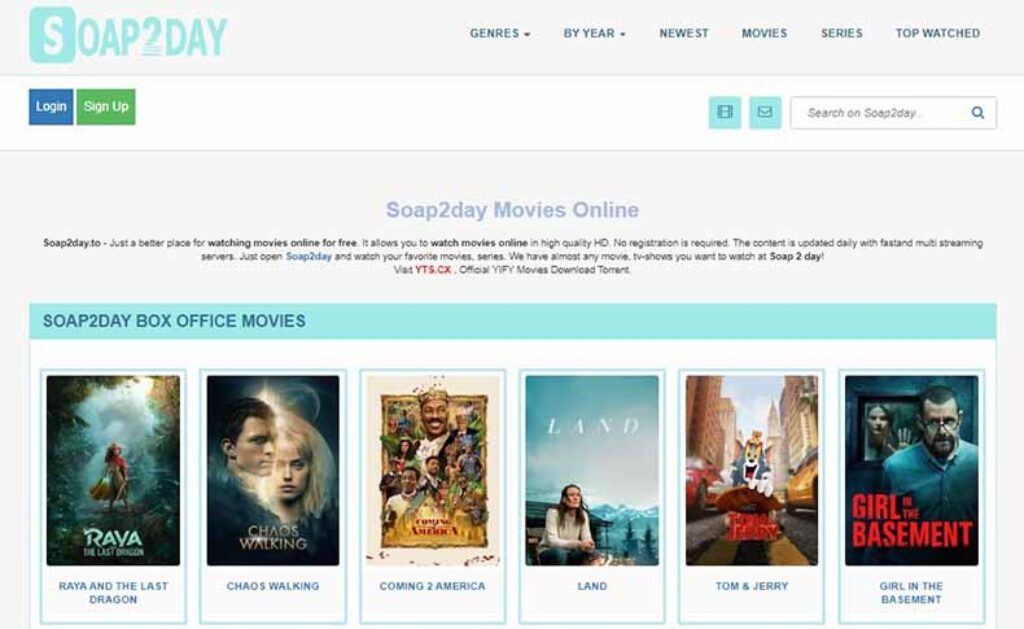 Soap2day - CouchTuner Alternatives