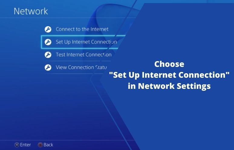 Click "Set up internet connection"