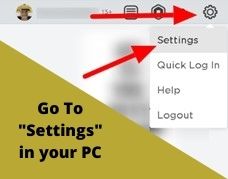 Go to settings to Change Roblox Background