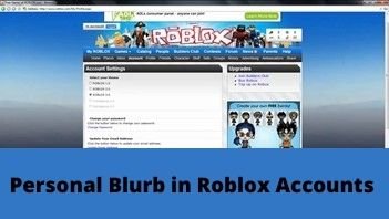 personal blurb to Change Roblox Background