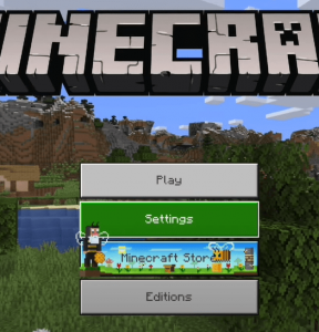 Click on the settings of minecraft for https://aka.ms/remoteconnect Not Functioning Error