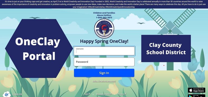 OneClay Portal Login