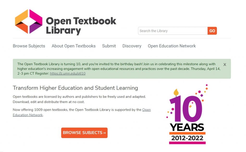 Open Textbook Library