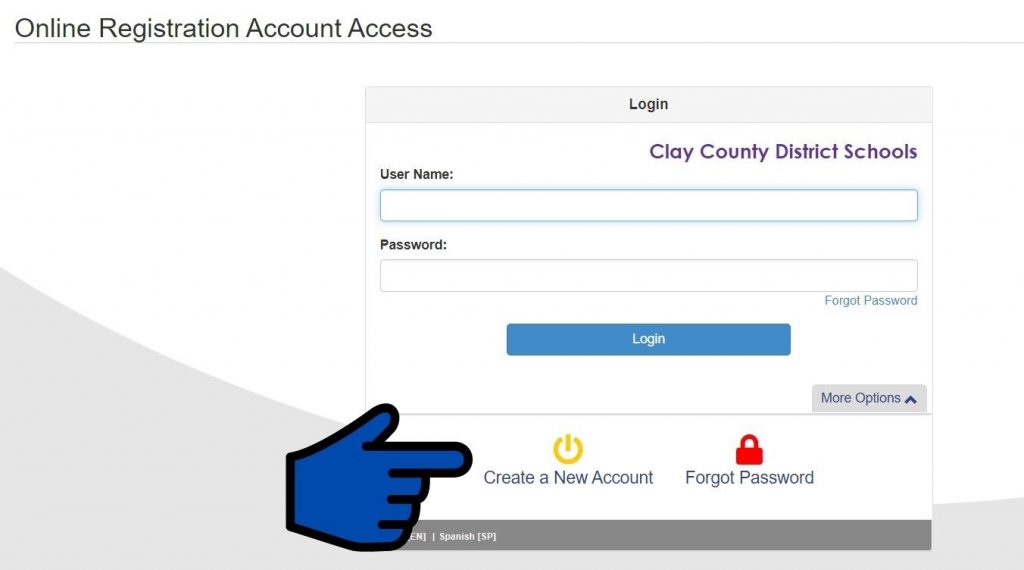 Create a new account