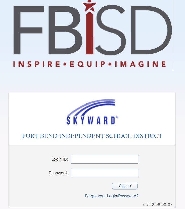 Skyward FBISD Login Page