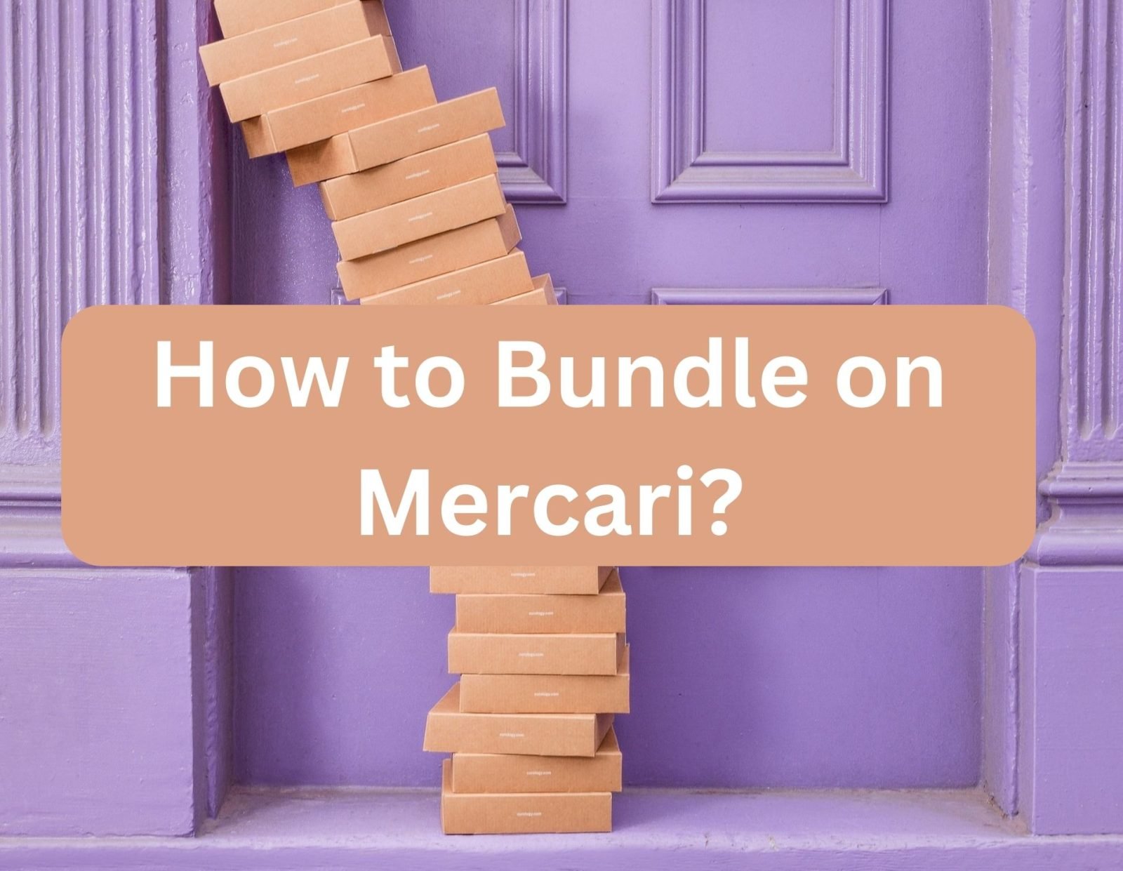How to Bundle on Mercari listing