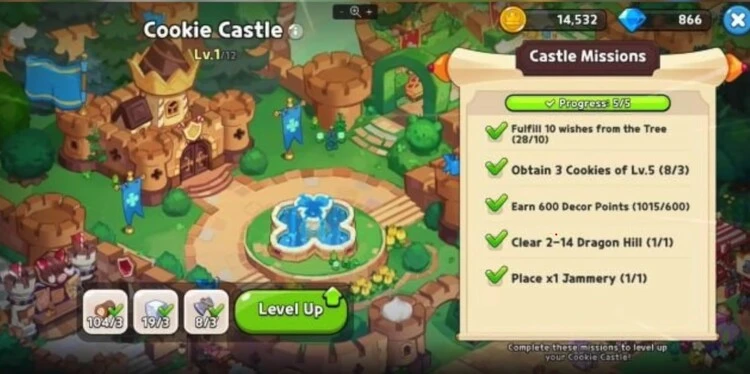 castle missions on cookie run kingdom now.gg