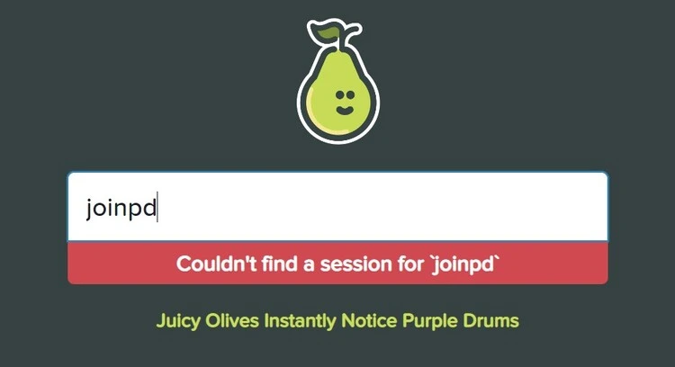 joinpd written on Pear deck session code
