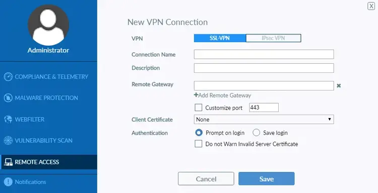 Configure the VPN Client