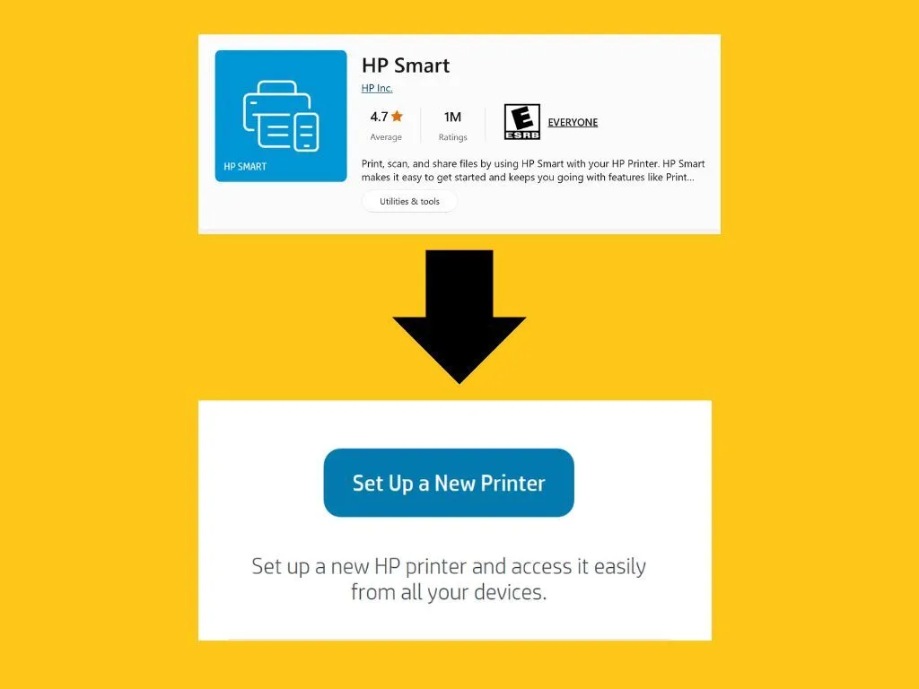 Adding printer using HP Smart